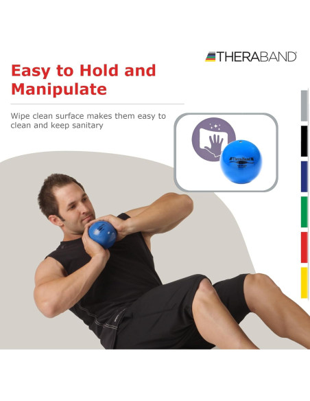 Pelota Isotónica THERABAND 11.43 cm 2.99 kg para Rehabilitación