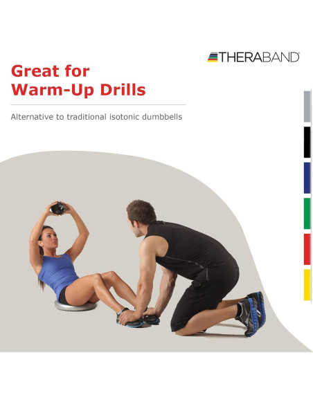 Pelota Isotónica THERABAND 11.43 cm 2.99 kg para Rehabilitación