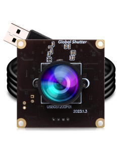 Cámara USB ELP 1080P Obturador Global 90fps Lente Gran Angular