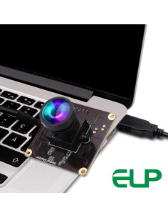 Cámara USB ELP 1080P Obturador Global 90fps Lente Gran Angular 2