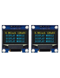 Módulo Pantalla OLED 0.96" Haldzemo 128x64 IIC Amarillo Azul
