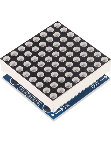 5 Módulos Pantalla LED Matriz 8x8 MAX7219 Azuocn 5V DIY