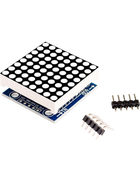 5 Módulos Pantalla LED Matriz 8x8 MAX7219 Azuocn 5V DIY