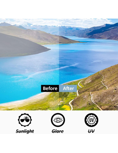 Gafas de sol polarizadas Aviador Retro Metal Lentes HD