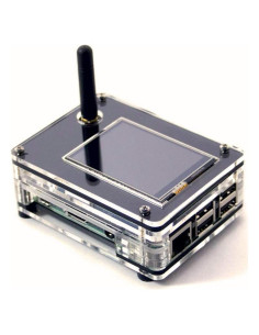 Caja para Raspberry Pi 4/3B+ C4Labs con Pantalla Nextion 2.4"