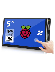 Pantalla Táctil 5" HMTECH para Raspberry Pi 800x480