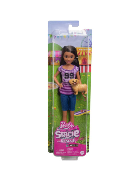 Muñeca Ligaya Barbie con Perro Mascota 28cm Mattel