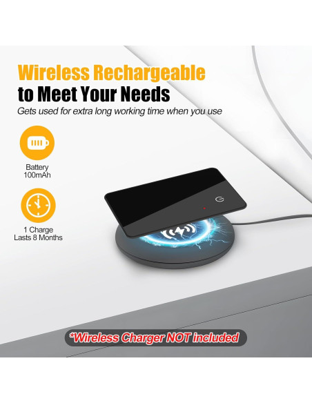 Tarjeta Localizadora USBERG Recargable para Cartera - 2 Unidades