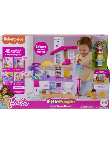 Casa de Sueños de Barbie Little People - Juguete Interactivo 18m-5a