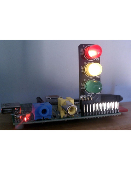 Semáforo Pi Laboratorios de Baja Tensión Paquete de 2 LEDs