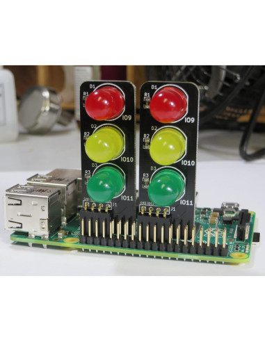 Semáforo Pi Laboratorios de Baja Tensión Paquete de 2 LEDs