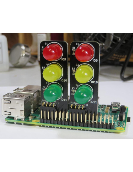 Semáforo Pi Laboratorios de Baja Tensión Paquete de 2 LEDs