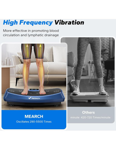 Máquina de Ejercicio de Placa de Vibración MERACH MR-2469 3D