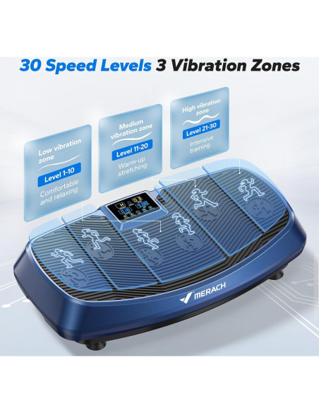 Máquina de Ejercicio de Placa de Vibración MERACH MR-2469 3D Máquina de Ejercicio de Placa de Vibración MERACH MR-2469 3D