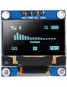 6 Módulos Pantalla OLED 0.96" DORHEA 128x64 I2C Azul 2