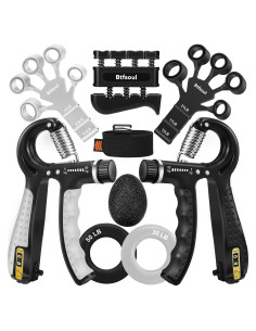 Kit de Fortalecimiento de Agarre Btfsoul - 8 Piezas Ajustables