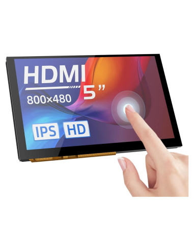 Pantalla Táctil HDMI 5" BIGTREETECH 800x480 IPS Compatible Raspberry Pi