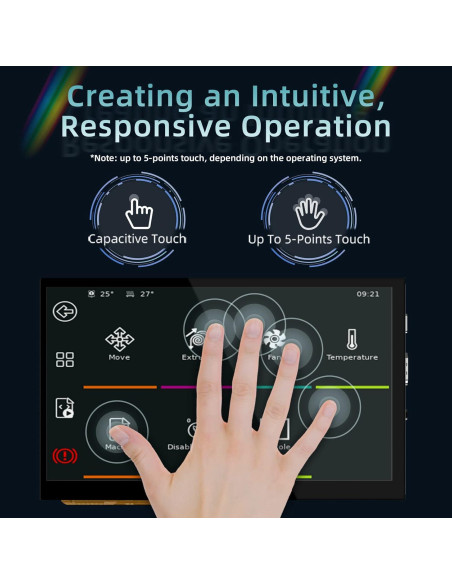 Pantalla Táctil HDMI 5" BIGTREETECH 800x480 IPS Compatible Raspberry Pi