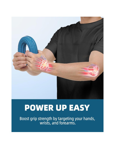 Barra de Terapia Flex Fitense 9.07 kg para Codo de Tenista