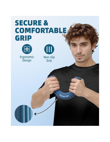 Barra de Terapia Flex Fitense 9.07 kg para Codo de Tenista