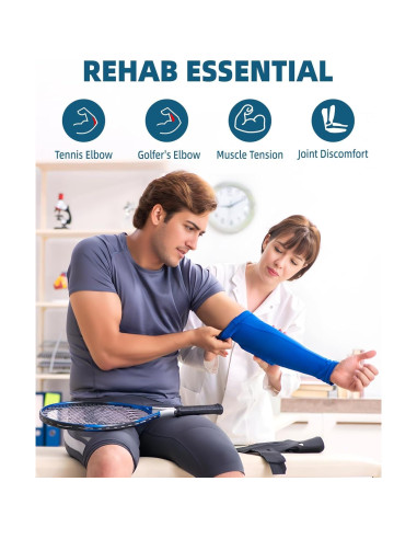 Barra de Terapia Flex Fitense 9.07 kg para Codo de Tenista