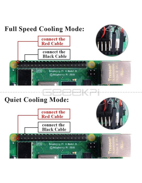 Caja de Clúster GeeekPi para Raspberry Pi 4/3/2 con Ventiladores