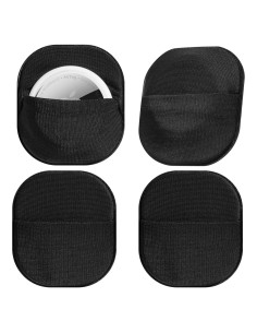 Soporte Adhesivo para AirTag CaSZLUTION - 4 Paquetes Negro