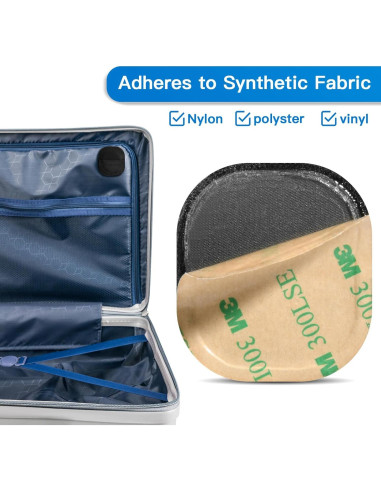 Soporte Adhesivo para AirTag CaSZLUTION - 4 Paquetes Negro