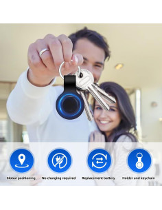 Localizador Bluetooth YWEAUIV Air Tracker Negro para iOS 2