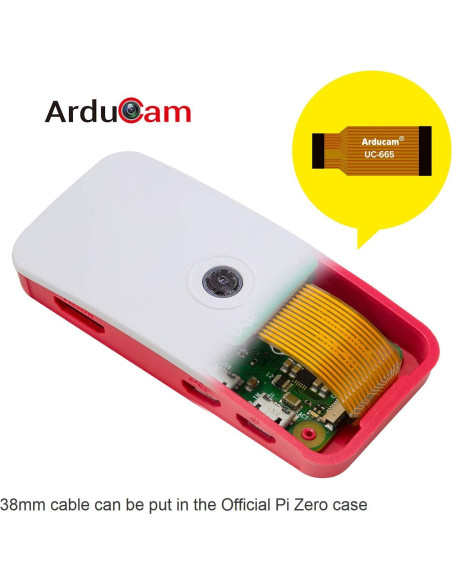 Juego de Cables de Cámara Arducam para Raspberry Pi Zero 3 Piezas