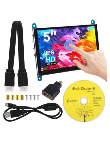 Pantalla Táctil Capacitiva 5" IPS 800x480 HDMI XIITIA
