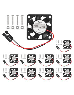 Ventilador Raspberry Pi AOICRIE 10 Piezas 3.3V 5V