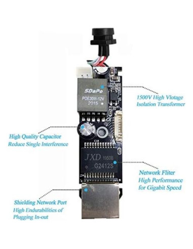 Divisor PoE REVOTECH 48V a 12V 2A Gigabit Plug & Play