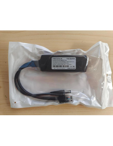 Divisor PoE REVOTECH 48V a 12V 2A Gigabit Plug & Play