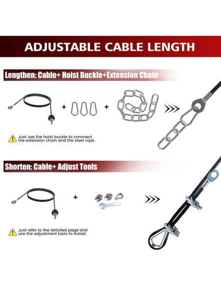 Sistema de Polea de Peso Concho - Cable Ajustable y Mangos Desmontables