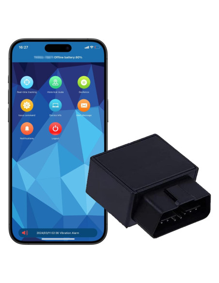 Rastreador GPS OBD2 Winnes 4G TK816 Antirrobo Geo-Cerca