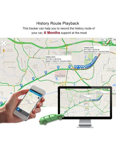 Rastreador GPS OBD2 Winnes 4G TK816 Antirrobo Geo-Cerca
