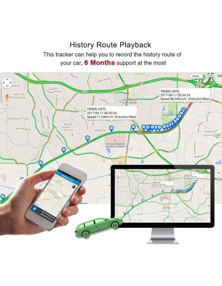 Rastreador GPS OBD2 Winnes 4G TK816 Antirrobo Geo-Cerca