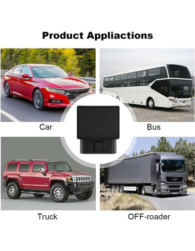 Rastreador GPS OBD2 Winnes 4G TK816 Antirrobo Geo-Cerca