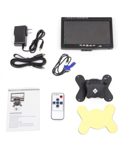 Monitor portátil Yasoca 7" HD 1024x600 HDMI VGA