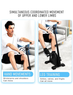 Bicicleta de Ejercicio Kripyery Ajustable para Ancianos 2