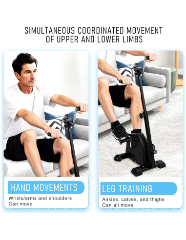 Bicicleta de Ejercicio Kripyery Ajustable para Ancianos