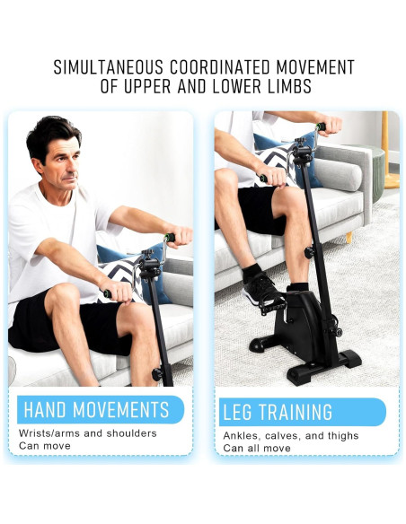 Bicicleta de Ejercicio Kripyery Ajustable para Ancianos