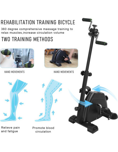 Bicicleta de Ejercicio Kripyery Ajustable para Ancianos