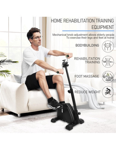 Bicicleta de Ejercicio Kripyery Ajustable para Ancianos