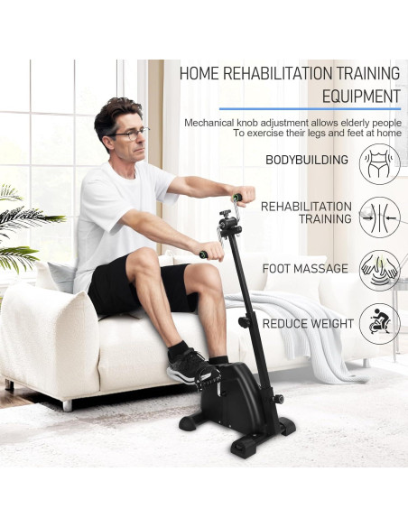 Bicicleta de Ejercicio Kripyery Ajustable para Ancianos