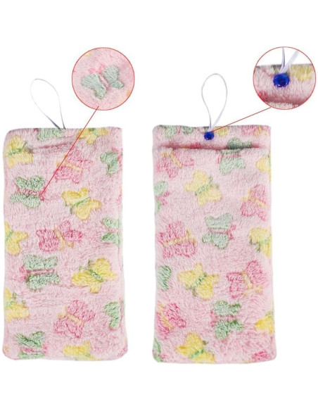 Bolsa de Dormir Hecha a Mano E-TING para Muñeca 29.21 cm Rosa