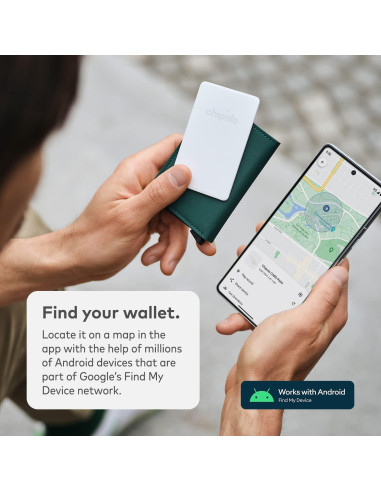 Chipolo CARD Point - Buscador Bluetooth para billetera - Blanco