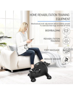 Ejercitador de Pedales Toxaaiwr para Mano y Pierna 100kg LCD 2