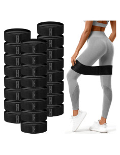 24 Bandas de Resistencia Bunnycool para Ejercicio y Fitness